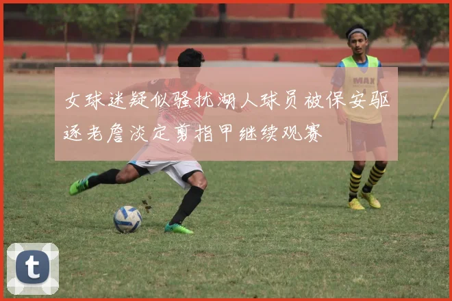 女球迷疑似骚扰湖人球员被保安驱逐老詹淡定剪指甲继续观赛